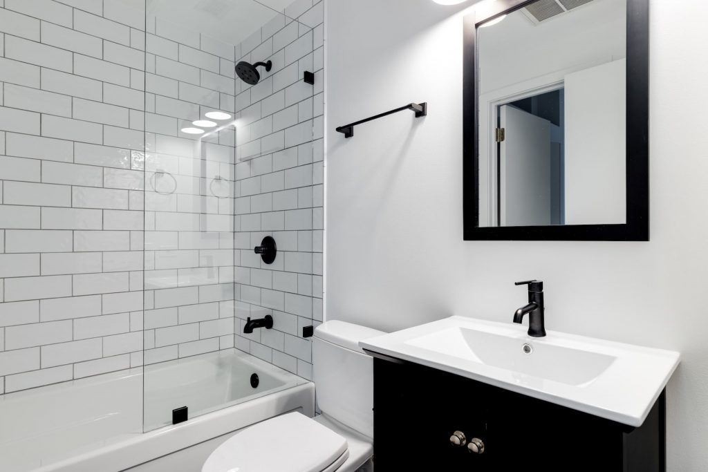 Tiling Behind Bath | Lead Wolf, Gotham