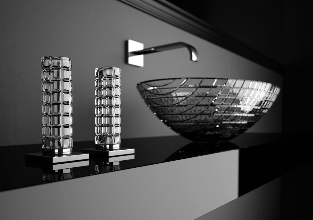 Glam Luxor Trasp Cromo Doppia | My Bathroom Specialist