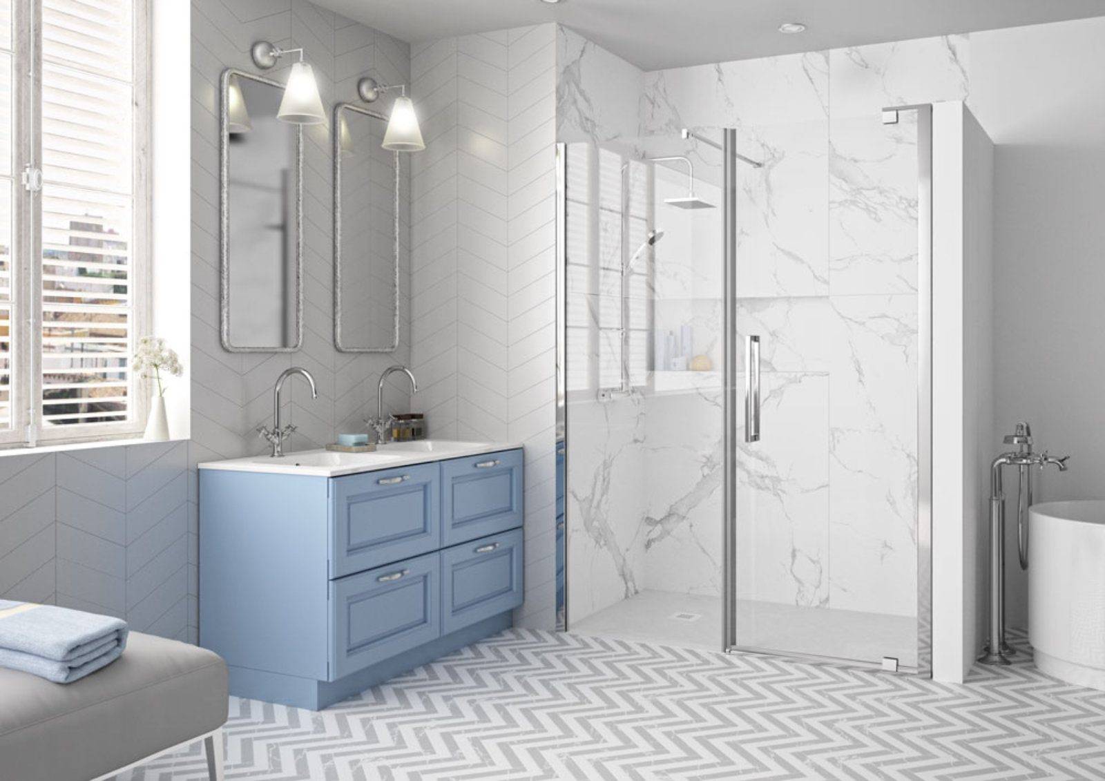 10 Series Pivot And Inline In Recess Lr | My Bathroom Specialist